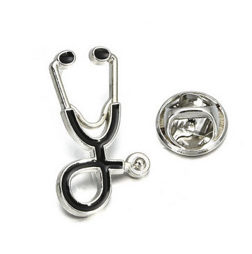 Брошка для лікаря медсестри Стетоскоп Київ - фото 2
