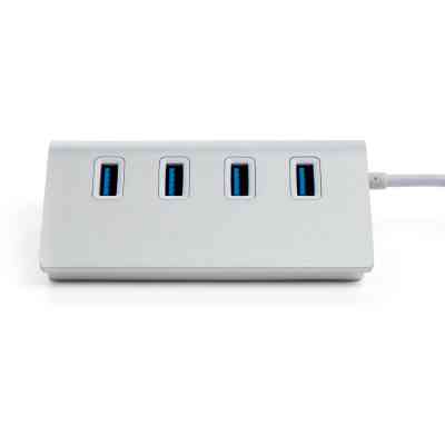 Концентратор Vinga Type-C to 4*USB3.0 1.0m cable aluminium (VCPHCU304) Винница