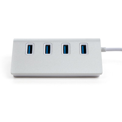 Концентратор Vinga Type-C to 4*USB3.0 1.0m cable aluminium (VCPHCU304) Винница - изображение 3