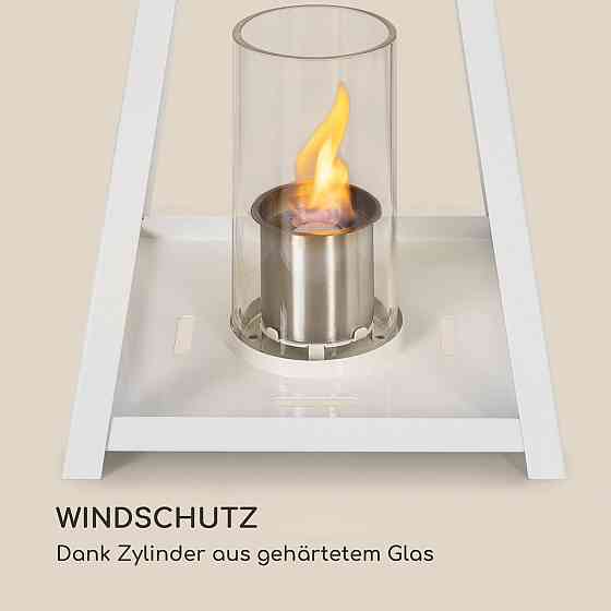 Еталоловий ліхтар Fiamme Triangolo, 2 пальники з неіржавкої сталі, 0,3 літра, час горіння 4 години, білий Рівне
