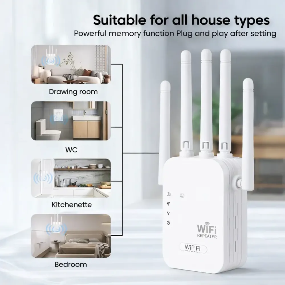 Мощный Wi-Fi ретранслятор 2.4G с 6 антеннами / маршрутизатор / усилитель вай фай сигнала Коломия - фото 6