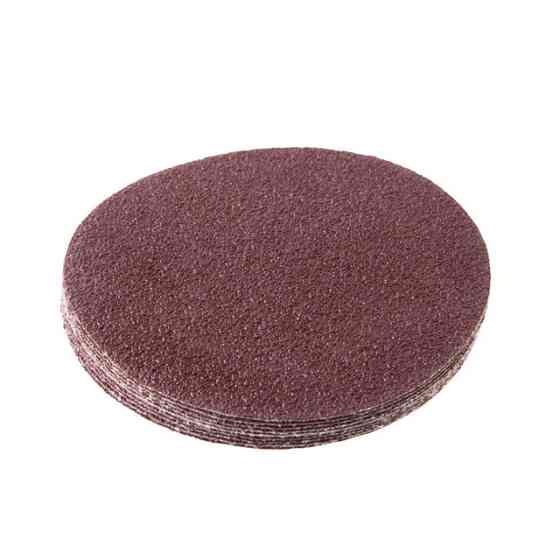 Круг наждаковий на липучці 125 мм, папір клас E, щільність 220 г/м², К40, 10 од. INTERTOOL BT-0554 Київ