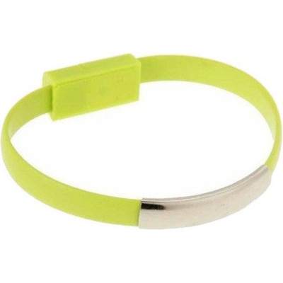 Дата кабель USB 2.0 AM to Micro 5P 0.2m браслет green Extradigital (KBU1782) Винница - изображение 1