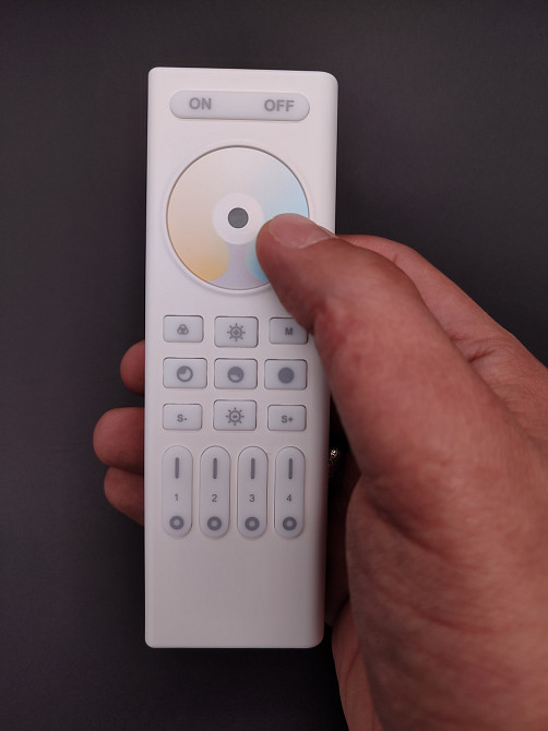 Miboxer Пульт керування 4-х зонний білий DIM+CCT RF 2.4G Mi Light Київ - фото 2