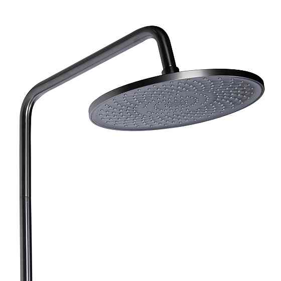 Душова система універсальна Qtap Vlasta New на три споживачі (з виливом) QTVLA111GMB45651 Gunmetal Black PVD Київ