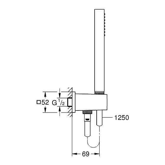 Душевой набор Grohe Euphoria Cube Stick 26405000 Киев