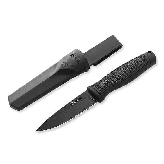Нож Ganzo G806BW-BK черный с чехлом Киев