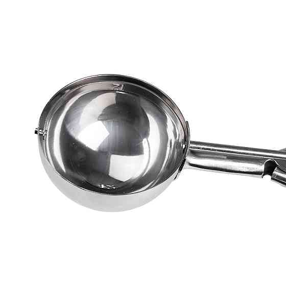 Кругла ложка для морозива 22×6,5 см з нержавіючої сталі HP-19-20-6,5x22,8CM Київ