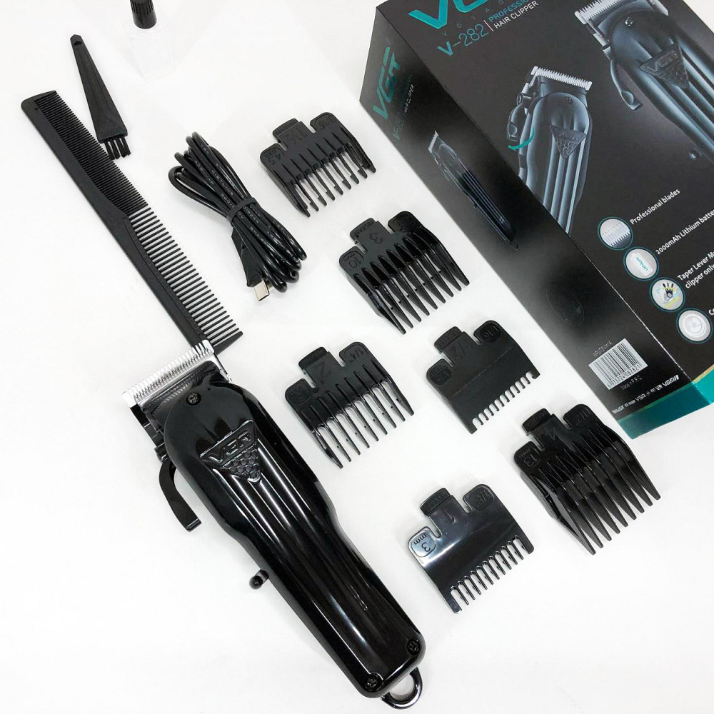 Профі машинка для стрижки волосся VGR, Набір для стрижки з зарядкою Акумуляторна машинка LQ-95 Львів - фото 16