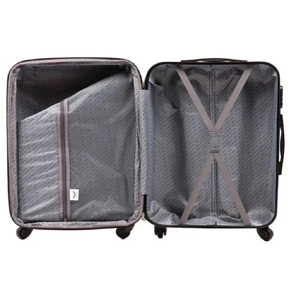 Валіза пластикова WINGS 5398 мала 55 см шампань Київ - фото 5