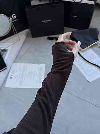 Жіночий теплий базовий гольф з ангори рубчик Шоколадний, 48/52 Одеса