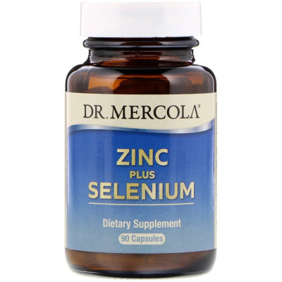 Мінерали Dr. Mercola Цинк і Селен, Zinc plus Selenium, 90 капсул (MCL-03152) Вінниця - фото 1