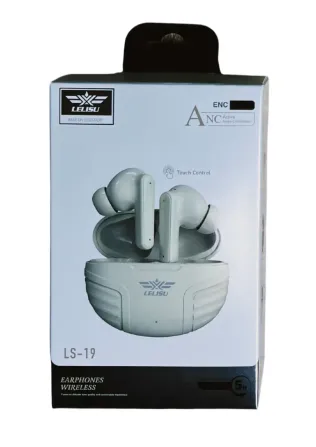 Бездротова гарнітура Double TWS LS-19 з кейсом, Bluetooth 5.0, IPX4, сенсорне керування, до 4ч роботи Одеса - фото 4