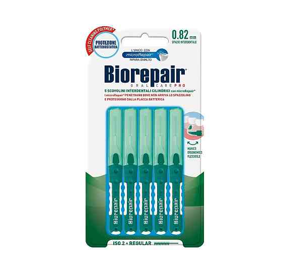 Інтердентальна щітка з гідроксиапатитом середнього діаметру BioRepair 0,82 мм 5 шт Вінниця