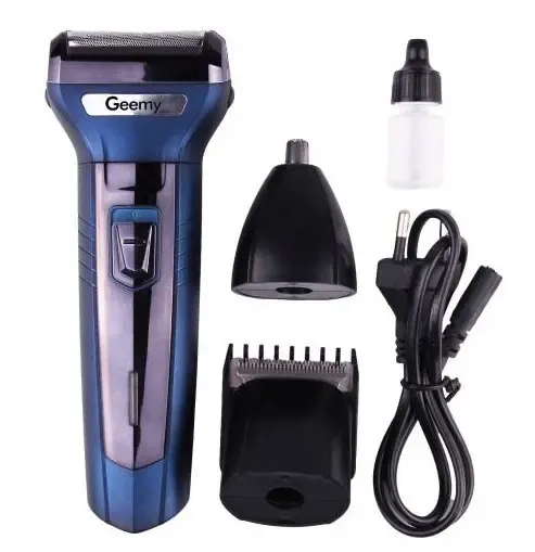 Мужской набор Geemy GM-566 3 в 1 для ухода за волосами, бородой, триммер для носа, бритва Коломыя - изображение 2