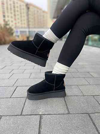 Без бренда Угги жіночі BESSKP -1 чорні (зима, замша натуральна) (5757) 38 Коломия