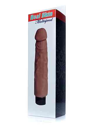 Вібратор - Real Skin Multispeed Flesh, 23 см Sex Aura Київ