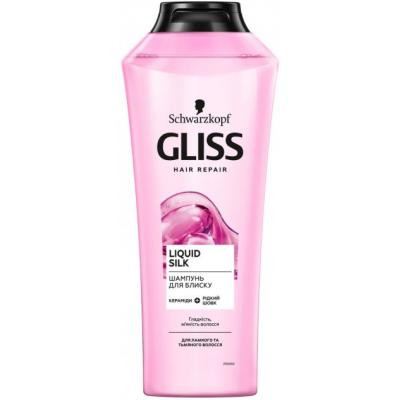 Шампунь Gliss Liquid Silk для ламкого та тьмяного волосся 400 мл (9000100549592) Вінниця - фото 1