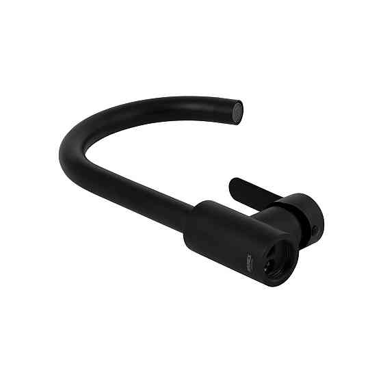 Змішувач для кухні Brinex Pure 015F U-подібний Black Matt BRIPUR015FBLM Київ