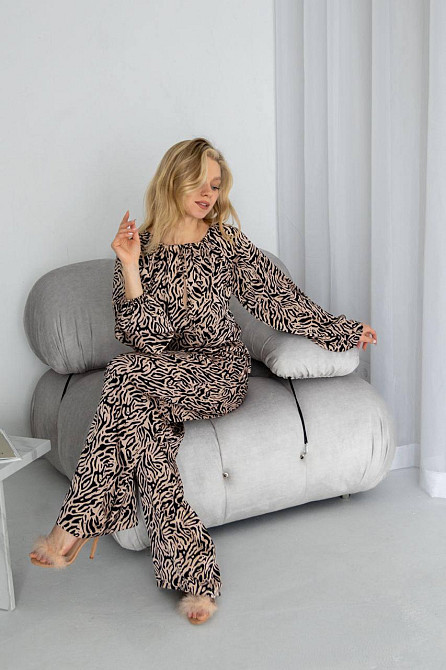 Жіночий костюм із шовку Армані Бежевий S Харків - фото 5