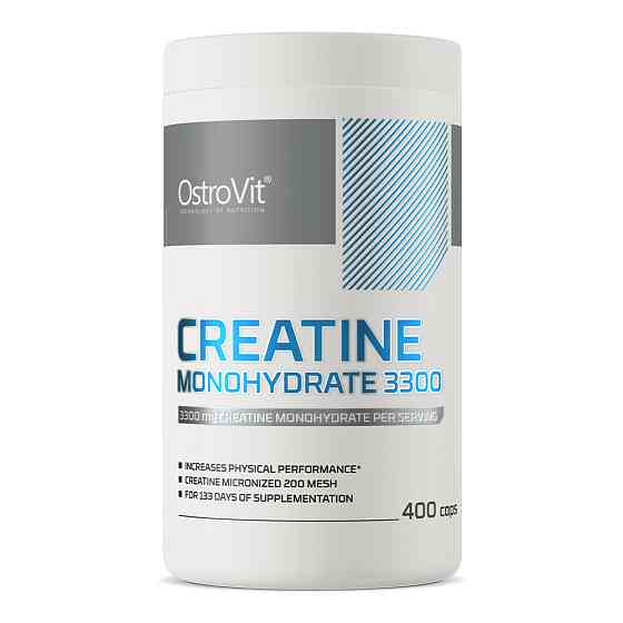 Креатин моногидрат Ostrovit Creatine Monohydrate 3300 400 caps Луцк