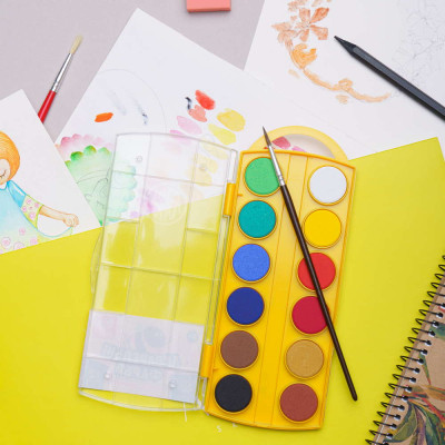 Акварельные краски Школярик 12 цветов (83216905-UA) Винница - изображение 3