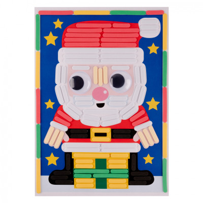 Набор для творчества 1 вересня Санта Аппликация фоамиран ЭВА фигурная (954533) Винница - изображение 3