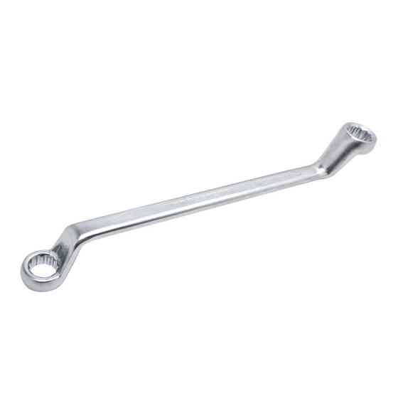 Ключ накидний відігнутий на 75грд. 13х15мм Rockforce RF-7591315 Одеса