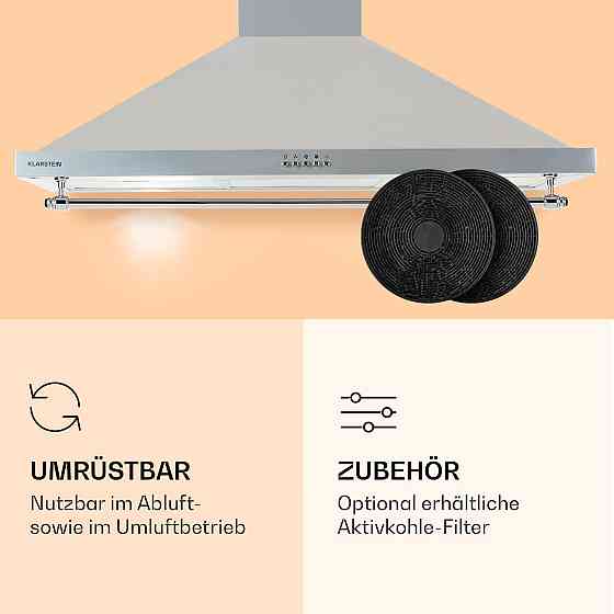 Вытяжка Montblanc 90 610 м³/ч 165 Вт 2x1,5 Вт светодиодная шина серебристо-серый (Германия, читать описание) Ровно