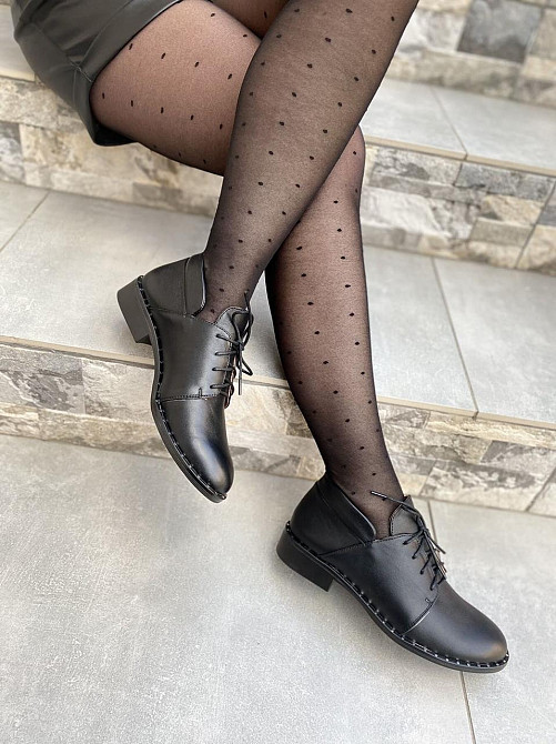 YDG-bellini Туфлі жіночі YDG-bellini 18405 чорні (весна-осінь, шкіра натуральна) (2048) лише 37 Коломия - фото 5