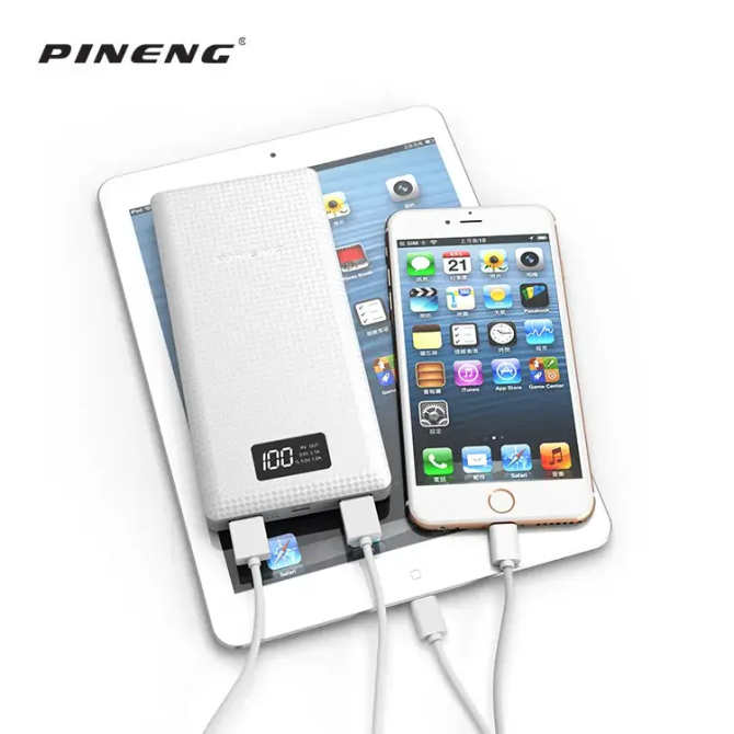 Зовнішній акумулятор Power Bank Pineng PN-969 20000mAh Білий Вінниця - фото 4