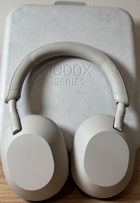 Навушники повнорозмірні бездротові Sony WH-1000XM5 Silver Харків - фото 4