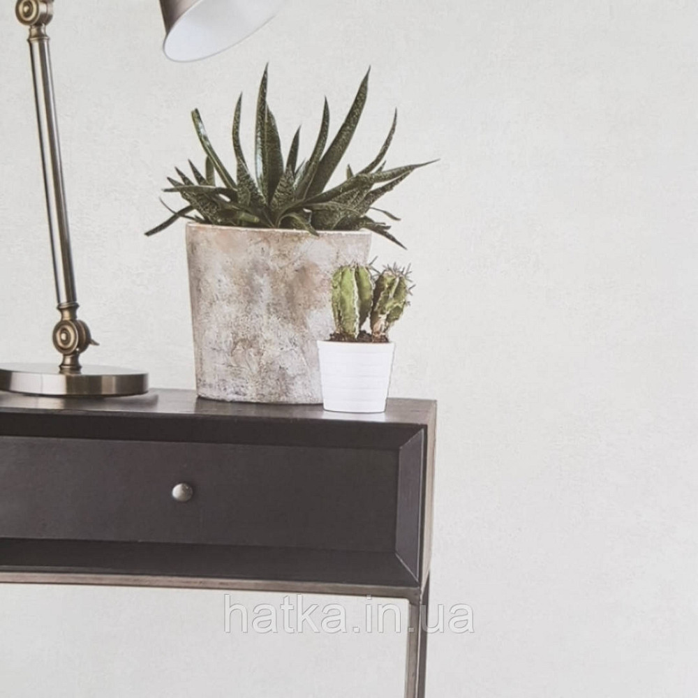 Шпалери метрові вінілові на флізелін AdaWall Beta метрові під штукатурку структурні білі з сірим Київ - фото 1