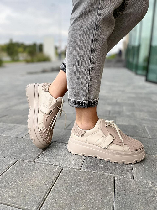 Olli Кросівки жіночі OLLI T-67-Люси кофе (весна-осінь, шкіра натуральна) (4780) Коломия - фото 8