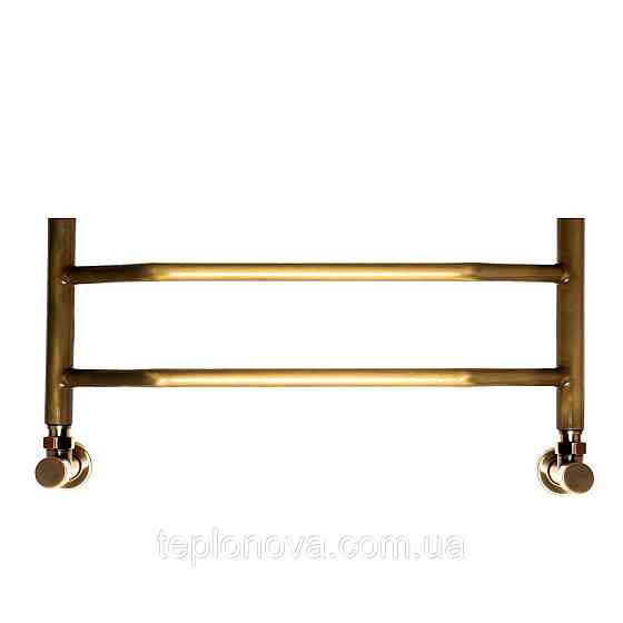 Кран кутовий для сушарок для рушників Raftec 1/2"х1/2" подовжений, бронза, 2 шт. Чернівці