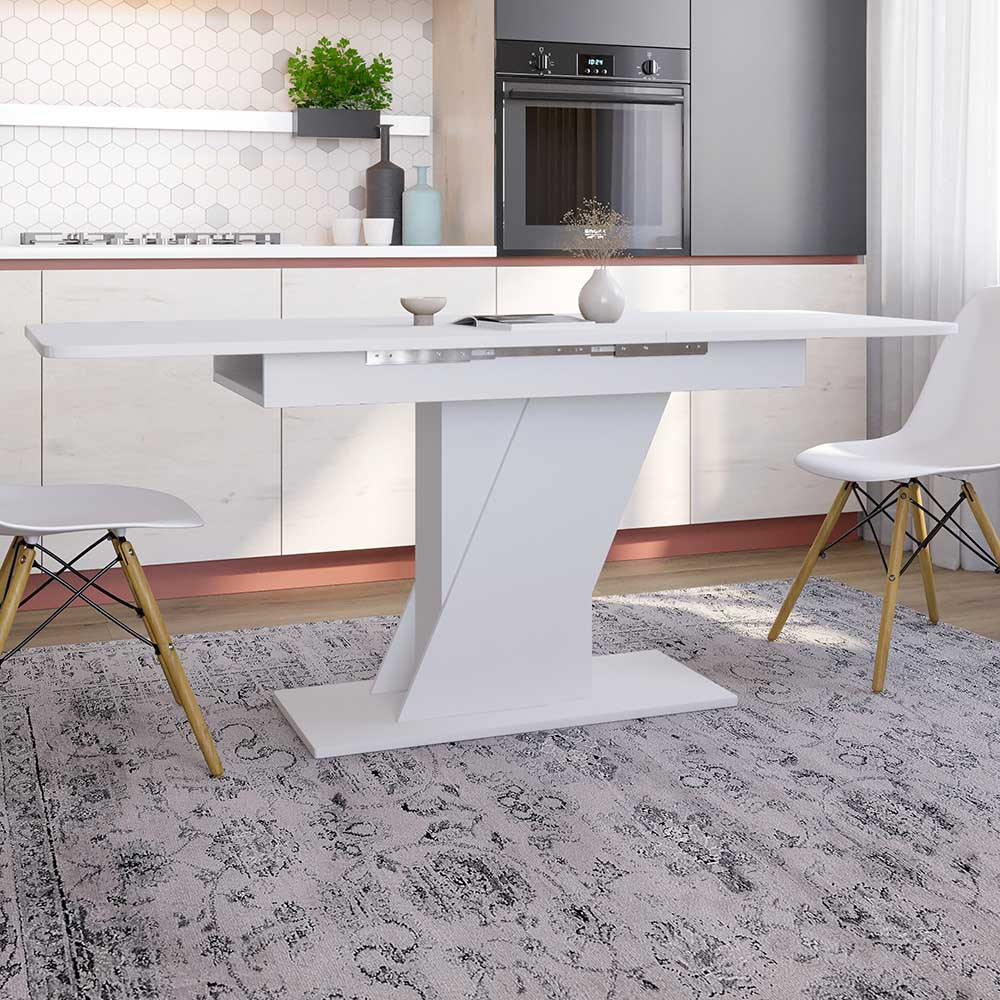 Обідній стіл розкладний LION Грейс Німфея Альба (білий) (LION-045016) ТОП Дніпро - фото 2