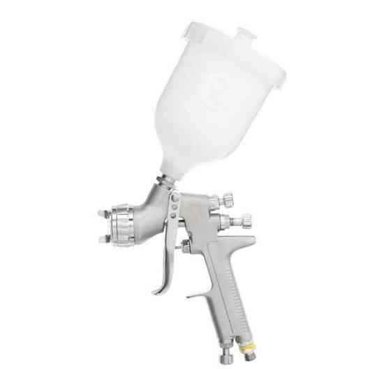 Фарбопульт пневматичний LVMP, професійний, форсунка: 1,4 мм, верхній пластиковий бачок: 600 мл, 2 бар, STORM INTERTOOL PT-0115 Київ