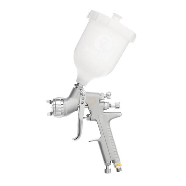 Фарбопульт пневматичний LVMP, професійний, форсунка: 1,4 мм, верхній пластиковий бачок: 600 мл, 2 бар, STORM INTERTOOL PT-0115 Київ - фото 3