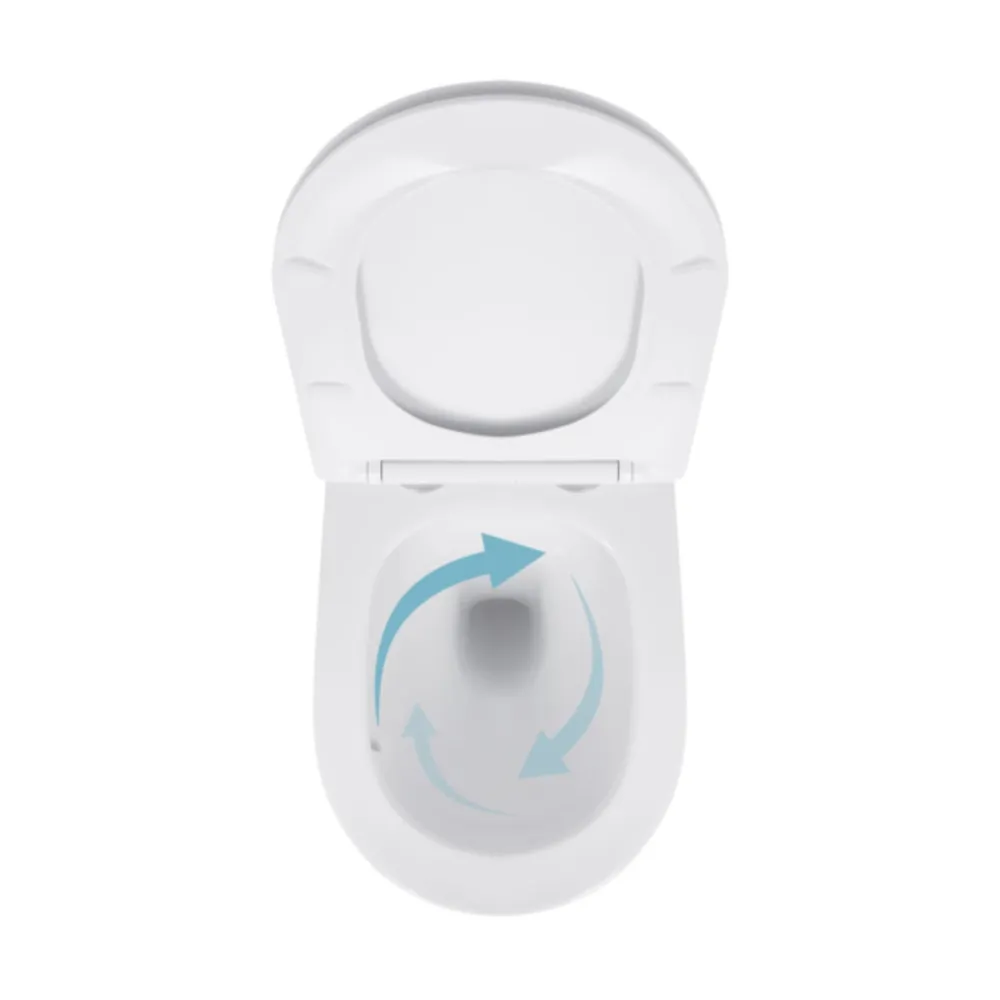Унітаз підвісний Qtap Jay безобідковий Ultra Quiet із сидінням Soft-close QT07335177W Київ - фото 15