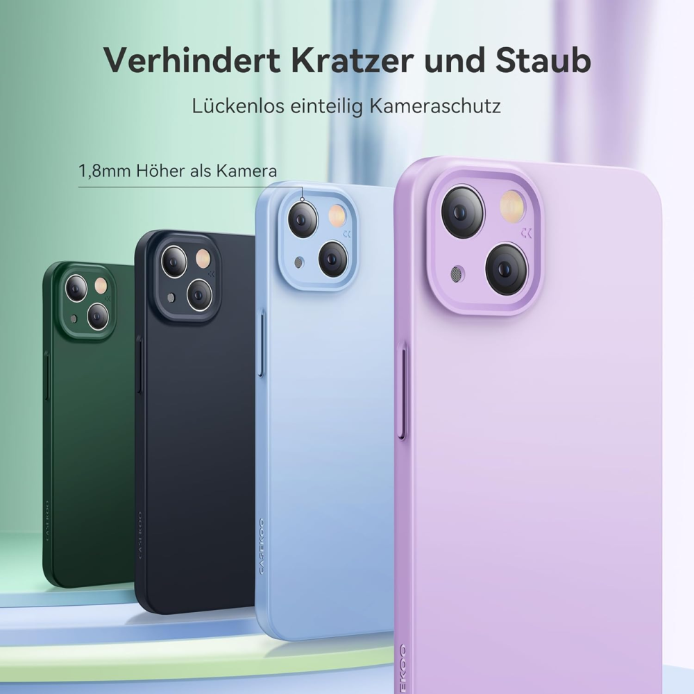 Чохол CASEKOO для Apple iPhone 13 із захисним склом, ультратонкий, ударостійкий, захист камери,стійкий до подряпин Київ - фото 5