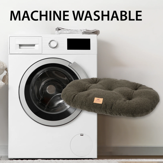 Лежак — подушка для котів і собак Ferplast Relax Boucli (Ферпласт Релакс) 85 x 55 см — 89/10, Темно-зелений Запоріжжя