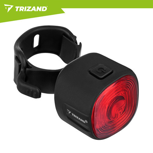 Задній велосипедний ліхтар USB червоний 6 режимів Trizand (27562) Нововолинськ - фото 6