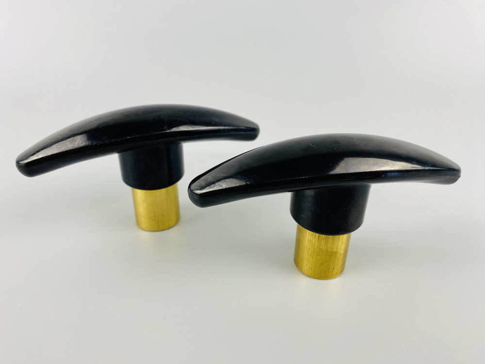 Наконечник важеля універсальний М8, L80 (чорний), латунна втулка різь внутрішня М8 Мукачево - фото 4