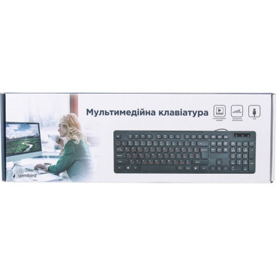 Клавиатура Gembird KB-MCH-04-UA USB Black (KB-MCH-04-UA) Винница - изображение 4