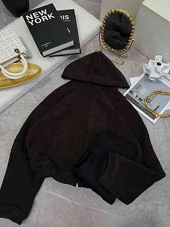 Женский теплый повседневный костюм двусторонний полар Флис Шоколад, 46/48 Одесса