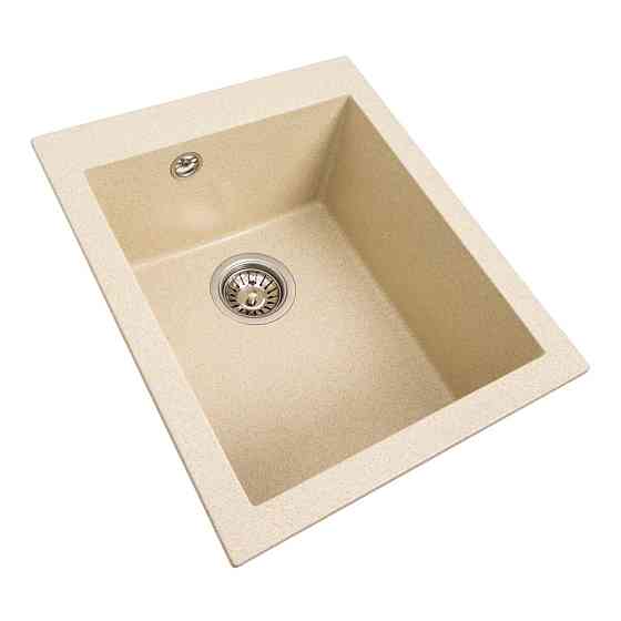 Гранітна мийка для кухні VALESO SOKIL 4150 матова Пісок Коломыя