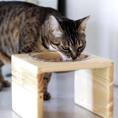 Подставка под миски для кошек 