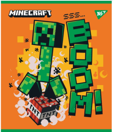Зошит для записів А5/18 лін. "YES" "Minecraft" мат. ВДЛ+УФ-виб.+мікроембосінг 766822, шт Київ - фото 1
