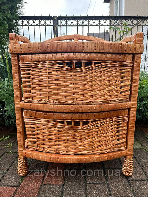 Комод плетений на 2 шухляди дутий Київ - фото 5