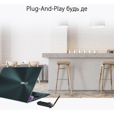 Мережева карта Wi-Fi ASUS USB-AX56 (90IG06H0-MO0R10) Вінниця - фото 8
